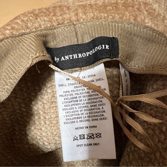 Anthropologie | Chenille Fedora Floppy Western Hat Neutral One Size - Picture 14 of 14
